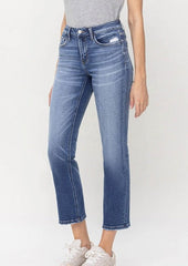 Flying Monkey Midrise Cropped Straight Jean