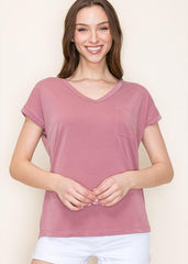 Soft Modal Pocket Tees - 4 colors!