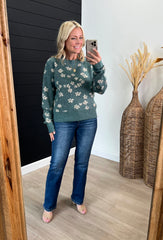 Floral Crew Sweaters - 3 Colors!