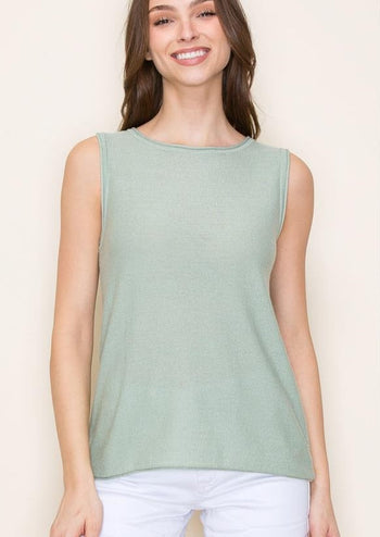 Sage Knit Tank