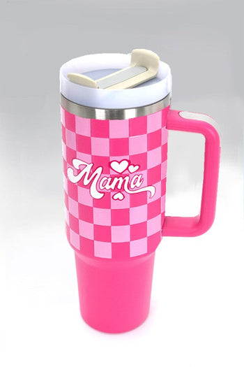 MAMA Plaid 40 OZ  Tumblers - 2 Colors!