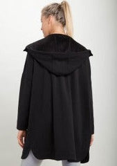 Mono B Zip Up Long Hooded Cardigan - 3 Colors!